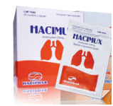 HACIMUX tiêu chất nhầy trong bệnh lý hô hấp có đờm nhầy quánh